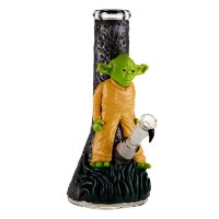 Amsterdam Glasbong 18,8er - Green Master (Yoda) - mit Bauch H 31 cm - ICE