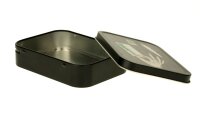 Metalldose - Keep on Rolling - 112x82x26 mm - Schwarz mit Aufkleber