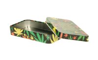 Metalldose - 420 Rasta - 120x65x20 mm - Bedruckt innen Silber