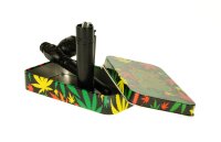 Metalldose - 420 Rasta - 120x65x20 mm - Bedruckt innen Silber