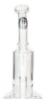 Heisenberg Glasbong 14,5er - Honey Dude 1x Honeycomb Percolator - H 22 cm D 50/23 mm - Klar/Farblos - N