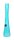 Hollandbong ohne Kickloch - Hellblau - mit Schlauch - H 40 cm