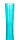 Hollandbong ohne Kickloch - Hellblau - mit Schlauch - H 40 cm