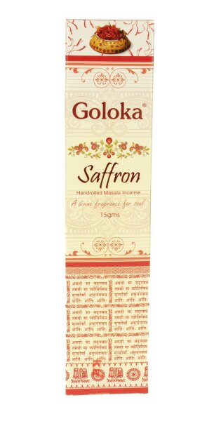 Räucherstäbchen - Goloka - Saffron/Safran - 15g