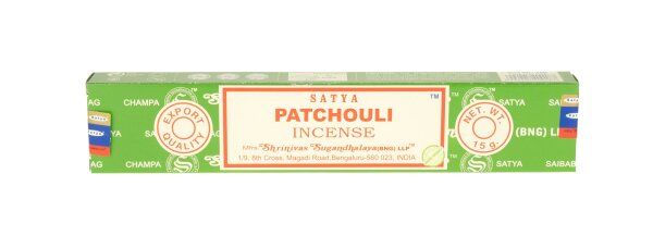 Satya - Patchouli - Räucherstäbchen 15g
