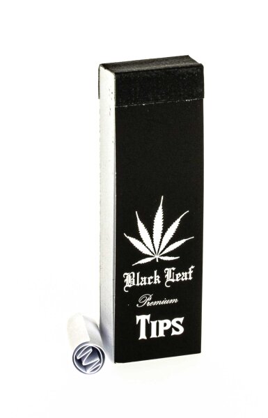 Black Leaf Premium Filter Tips perforiert 2x6 cm