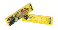G-Rollz - unbleached - Banksys Graffiti Bambus - King Size Slim - 50 Blättchen + 50 Filtertips