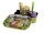 Best Buds - Metallbox mit Rolling Tray als Deckel - Strawberry Banana - 14x18x5 cm