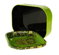 Best Buds - Metallbox mit Rolling Tray als Deckel - Lemon-Haze - 14x18x5 cm