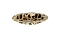 Metallaschenbecher "Leopard" - metallic rund - D 13,5 cm