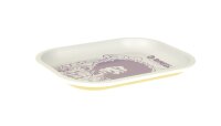 G-Rollz Rolling Tray - Purple Haze (Jimy Hendrix) Weiß/Lila - 14x18 cm - Mini