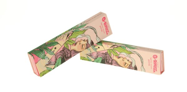 G-Rollz - Pink - Mushroom Lady - King Size Slim - 50 Blättchen + 50 Filtertips