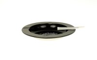 Medusa Aschenbecher aus Metall - D 13 cm - Schwarz mit Logo
