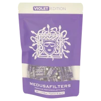 Medusa Aktivkohlefilter - 250 Stk. Violet - im Beutel