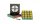 Woodoo Pollinatorgrinder 4tlg - Rubixcube/Zauberwürfel - 57x57x57 mm - Bunt