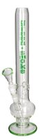 BamBamBhole Glasbong mit Bauch 18,8er H 40 cm WS 5 mm + ICE "Grün"