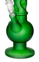 BamBamBhole Glasbong mit Bauch & Ice NS 18,8 - Dunkel Grün