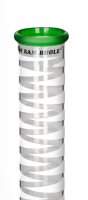 BamBamBhole Glasbong mit Bauch & Ice NS 18,8 - Dunkel Grün