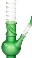 BamBamBhole Glasbong mit Bauch & Ice NS 18,8 - Dunkel Grün