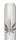 BamBamBhole Glasbong "Gerade mit Blatt" H 39 cm NS 18,8