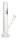 BamBamBhole Glasbong "Gerade mit Blatt" H 39 cm NS 18,8