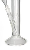 BamBamBhole Glasbong 18,8er H 48 cm gerader aufbau + "Blatt"