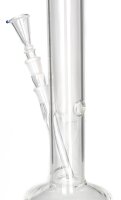 BamBamBhole Glasbong 18,8er H 48 cm gerader aufbau + "Blatt"