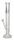 BamBamBhole Glasbong 18,8er H 48 cm gerader aufbau + "Blatt"