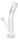 BamBamBhole Glasbong "Gebogen mit Blatt" ICE H 40 cm NS 18,8