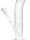 BamBamBhole Glasbong "Gebogen mit Blatt" ICE H 40 cm NS 18,8