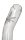 BamBamBhole Glasbong "Gebogen mit Blatt" ICE H 40 cm NS 18,8