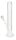 BamBamBhole Glasbong "Gerade & sandgestrahltes Blatt" H 39 cm D 55 mm NS 18,8