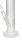 BamBamBhole Glasbong "Gerade & sandgestrahltes Blatt" H 39 cm D 55 mm NS 18,8