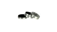 Dreamliner Pollinator Grinder 3Tlg. "Hemp Leaf" D 40 mm - Silber