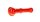 Glaspurpfeife - Full Color Red - Rot/Weiß - L 11 cm