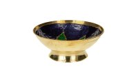 Messingschale mit Blatt D 10 cm