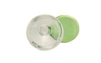 Glaskopf mit festem Glassieb und Griff NS 14,5 mm - Grün
