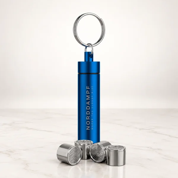 Norddampf Relict - Capsule Caddy mit 4 Dosierkapseln Edelstahl