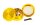 Metallgrinder "Ripped" Pollinator/Sieb H 33 mm D 35 mm - Gold