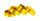 Metallgrinder "Ripped" Pollinator/Sieb H 33 mm D 35 mm - Gold
