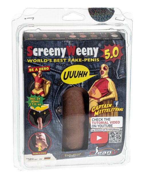 CleanU - ScreenyWeeny 5.0 - Farbe: Latino/Brown - Modell: Beast