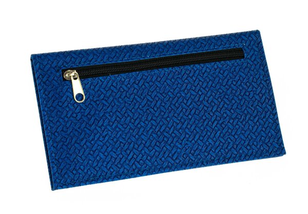 Champ - Tabaktasche - 160x90 mm - geriffelt - Blau