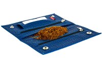 Champ - Tabaktasche - 160x90 mm - geriffelt - Blau