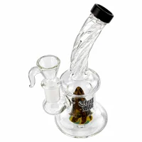 Glasbong - Thug Life - Black Twist 14,5er H 16 cm D 34 mm