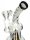 Glasbong - Thug Life - Black Twist 14,5er H 16 cm D 34 mm