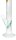 Greenline Glasbong 14,5er - grade mit Peace/Blumen Motiv - H 35 cm D 33 mm