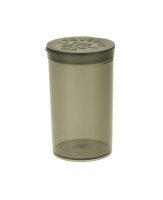Kunststoffdose mit Pop Up Deckel - 70ml D 42 mm H 70 mm - Schwarz