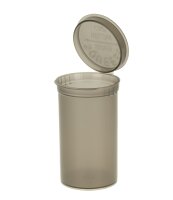 Kunststoffdose mit Pop Up Deckel - 70ml D 42 mm H 70 mm - Schwarz