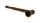 Holzpurpfeife - Rose - geschnitzt - L 12 cm - Holzfarben