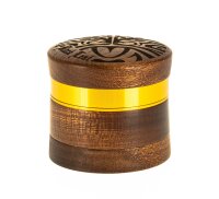 Black Leaf - Holz-/Metallgrinder/Pollinator - "Maori" - H 59 mm D 60 mm